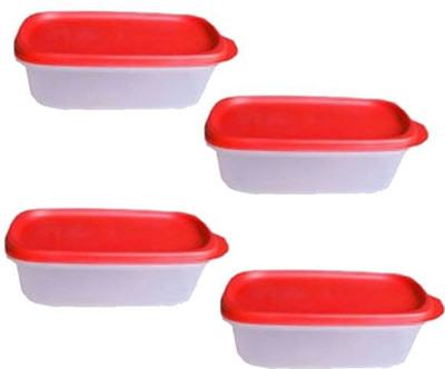 TUPPERWARE Plastic Fridge Container  - 500 ml(Pack of 4, Multicolor)