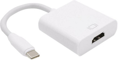 

Tronomy Type C to HDTV Adaptor HDMI Cable(Computer, TV, White)