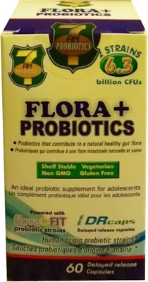 

7 AM Probiotics Flora + Probiotics Tasteless Capsules(150 g, Pack of 60)