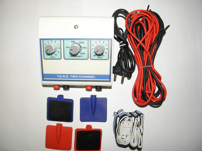 

KHANAKMART 2 CHANNEL T.E.N.S. MACHINE MUSCLE STIMULATOR Electrotherapy Device(KM -10)