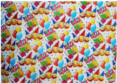 

EKAN Gift Wrapping Paper 1 Roll 30 Pcs, Birthday Gift Pack, Multicolored NA plastic holographic metallic paper Gift Wrapper(Multicolor)