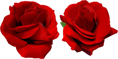 

Proplady Red Rose Multipurpose Hair Clip/Brooch Hair Accessory Set, Hair Clip(Red)