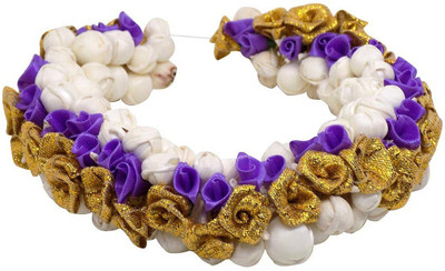 

INAAYA Rose Flowers Hair Accessories For Bun Making Gajra Hair Accessory Set(Multicolor)
