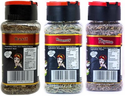 

Easy Life Combo of Basil 25g, Rosemary 30g, Thyme 40g(95 g)