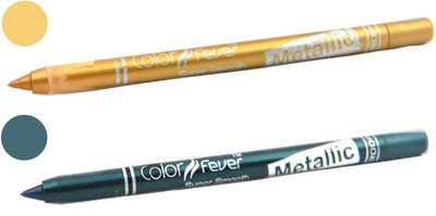 

Color Fever shocking color kajal(golden, light green)