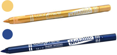 Color Fever shocking color kajal(golden, navy blue)