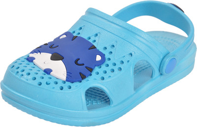 

Yellow Bee Boys Sling Back Clogs(Light Blue