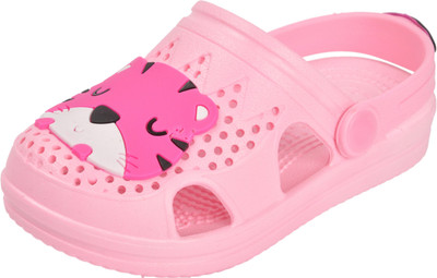 

Yellow Bee Boys Sling Back Clogs(Pink, Light pink