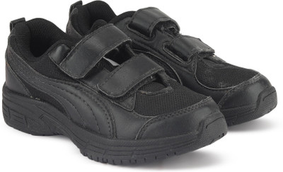 

Puma Boys & Girls Velcro Sneakers(Black, Black-black
