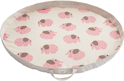 

3 Sprouts Polyester Baby Play Mat(Pink