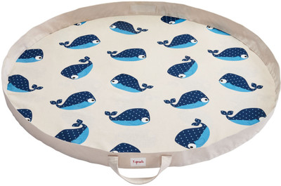 3 Sprouts Polyester Baby Play Mat(Blue