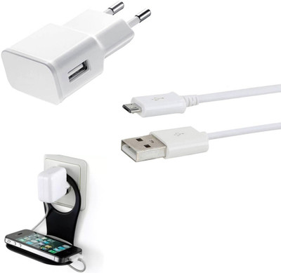 DAKRON Wall Charger Accessory Combo for Infinix Note 4(White)