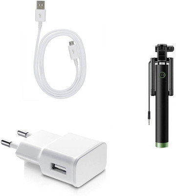 DAKRON Wall Charger Accessory Combo for Samsung Galaxy J7 Nxt(White)