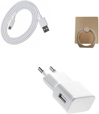 DAKRON Wall Charger Accessory Combo for LG Q6(White)