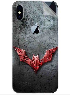 Snooky Apple iPhone X Mobile Skin(Multicolor)