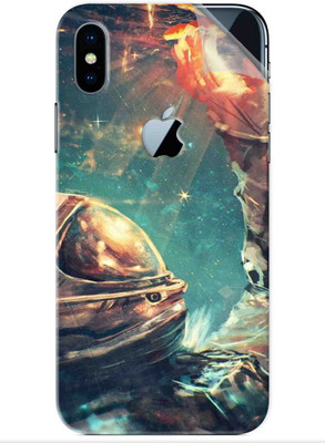 Snooky Apple iPhone X Mobile Skin(Multicolor)