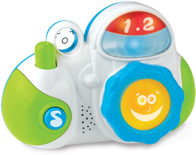 

HAP-P-KID My First Camera with real working Flash & Fun melodies(Multicolor)