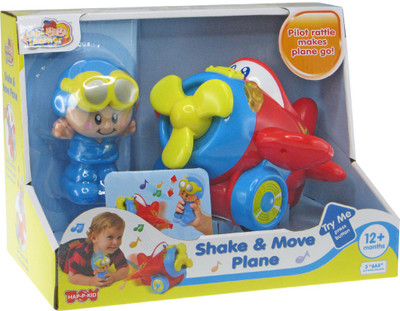 

HAP-P-KID Shake & Move Plane with light & sounds(Multicolor)