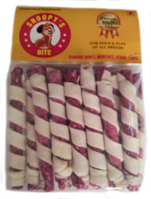 

SNOOPY'S BITE SNOOPY'S BITE SPIRAL CHEW STICKS MUTTON FLAVOR TREAT FOR YOUR DOG (450GM) Mutton Dog Chew(450 g, Pack of 1)