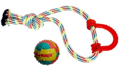 

W9 High Quality Pet Chew Rope Toys,Durable Braided Cotton Rope Toys for Puppy/Cat Teeth Cleaning Cotton Ball, Fetch Toy, Chew Toy For Dog