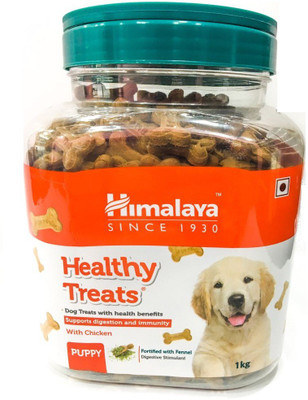 

Himalaya HIMLAYA HEALTHY TREATS 1KG ( PUPPY ) Chicken Dog Treat(1 kg)