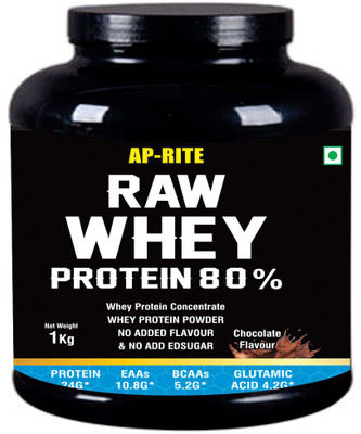 

ap rite 100% WHEY RAW CHOCOLATE FLAVOUR Whey Protein(1 kg, Chocolate)