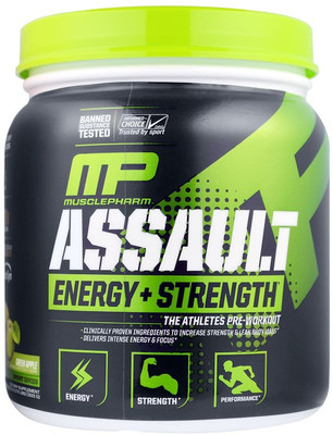 

MusclePharm Assault (Green Apple) Creatine(333 g, Green Apple)