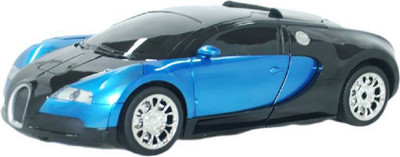 

SBJCollections Bugatti Transformer Radio control rechargeable car(Blue)