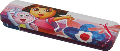 

Disney DORA DORA Art Metal Pencil Box(Set of 1, Multicolor)