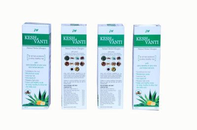 KeshVanti Natural Herbal Shampoo pack of 4(100 ml)