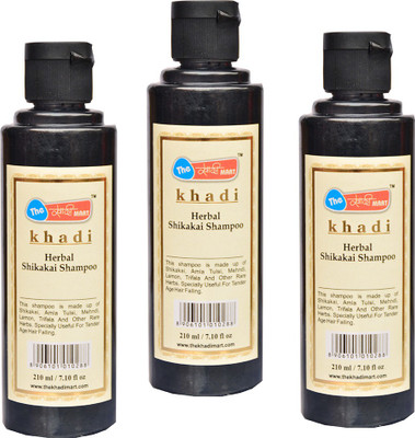 

The Khadi Mart Shikakai Shampoo Pack 3(630 ml)