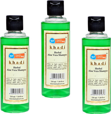 

The Khadi Mart Aloe Veera Shampoo Pack 3(630 ml)