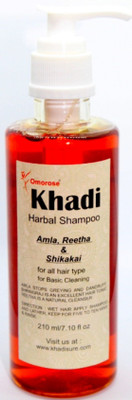 

Khadi Omorose Amla Reetha Shikakai Herbal Shampoo (210 ml)(210 ml)