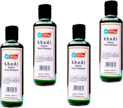 

The Khadi Mart Neem shampoo Pack 4(840 ml)