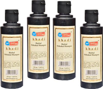 

The Khadi Mart Shikakai Shampoo Pack 4(840 ml)