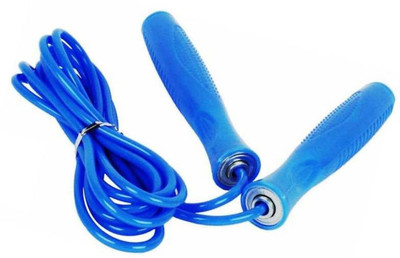 

Leosportz Stylish Plastic Bearing Jump Rope Fast Rope Speedy Rope Ball Bearing Skipping Rope(Blue, Length: 107 cm)