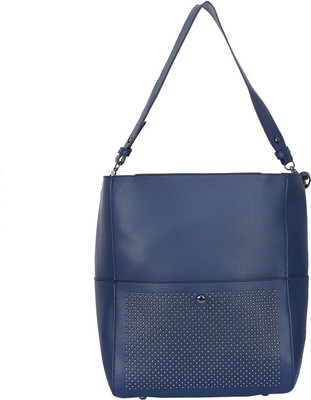 

Fiona Trends Women Casual Blue PU Sling Bag