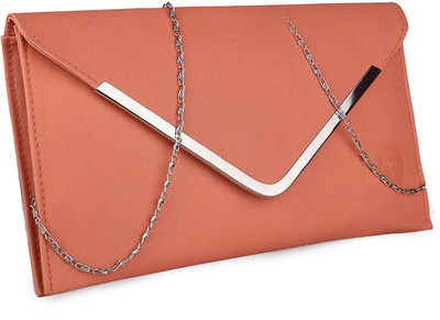 

Glasy Girls Evening/Party Orange PU Sling Bag