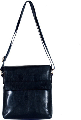 

VISHESH COLLECTIONS Men & Women Evening/Party, Casual Black PU Sling Bag