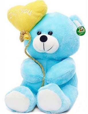 

Deals India Deals India I Love You Balloon Heart Teddy Blue 30 cm - 20 cm(Blue)