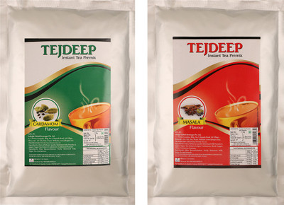 Tejdeep Chai Powder Premix Cardamom Masala Tea Instant Tea Pouch(2 x 0.5 kg)