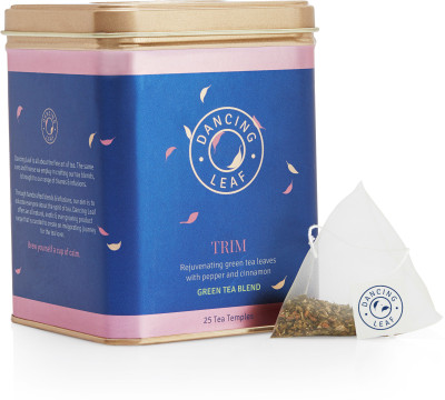 

Dancing Leaf Trim (25 Tea Temples) Green Tea Bags Box(25 Bags)