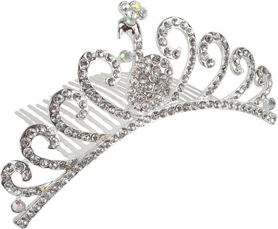 

Pink Rose Crown(White, Pack of 1)