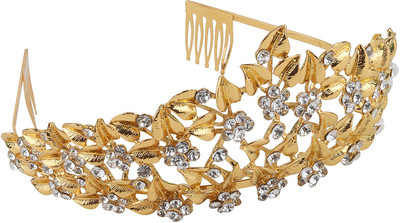 

Pink Rose Crown(Gold, White, Pack of 1)