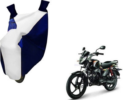 AUTO PEARL Two Wheeler Cover for Mahindra(Pantero, White, Blue)