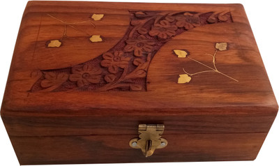 

Handicraft Jewellery Box Jewellery Box Vanity Box(Brown)