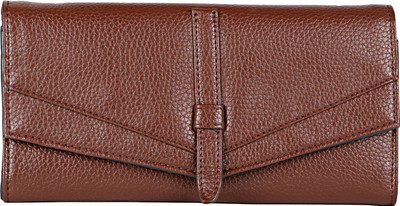 

Lino Perros Women Casual Brown Artificial Leather Wallet(2 Card Slots)