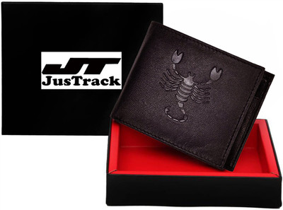 

JusTrack Men Casual Brown Genuine Leather Wallet(1 Card Slot)