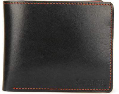 

Satya Paul Men Black Genuine Leather Wallet(6 Card Slots)