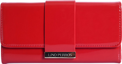 

Lino Perros Women Casual Red Artificial Leather Wallet(2 Card Slots)